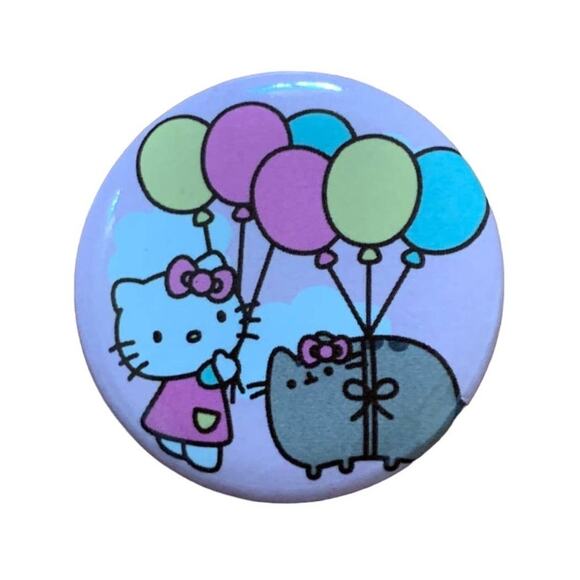 Collectable Hello Kitty Pusheen‎ Pin - Picture 1 of 1